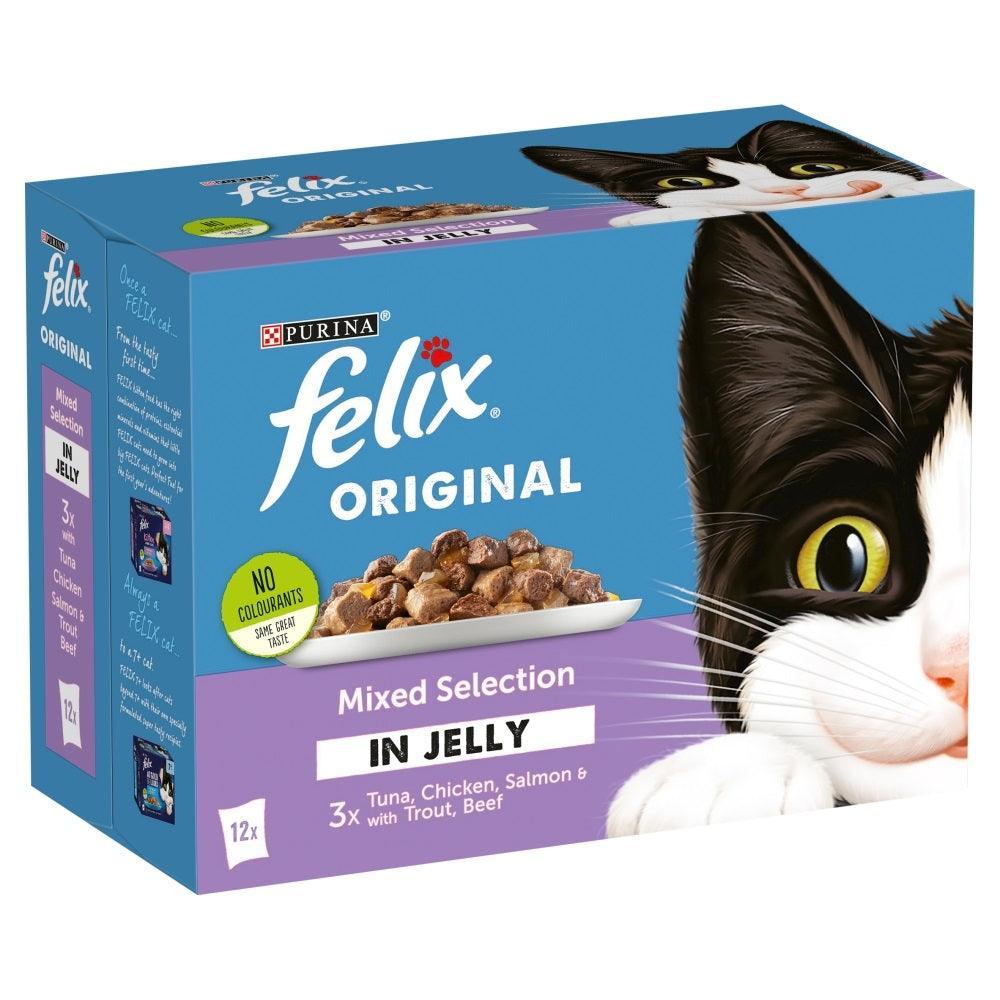 Felix Pouch Mixed Selection in Jelly 100g