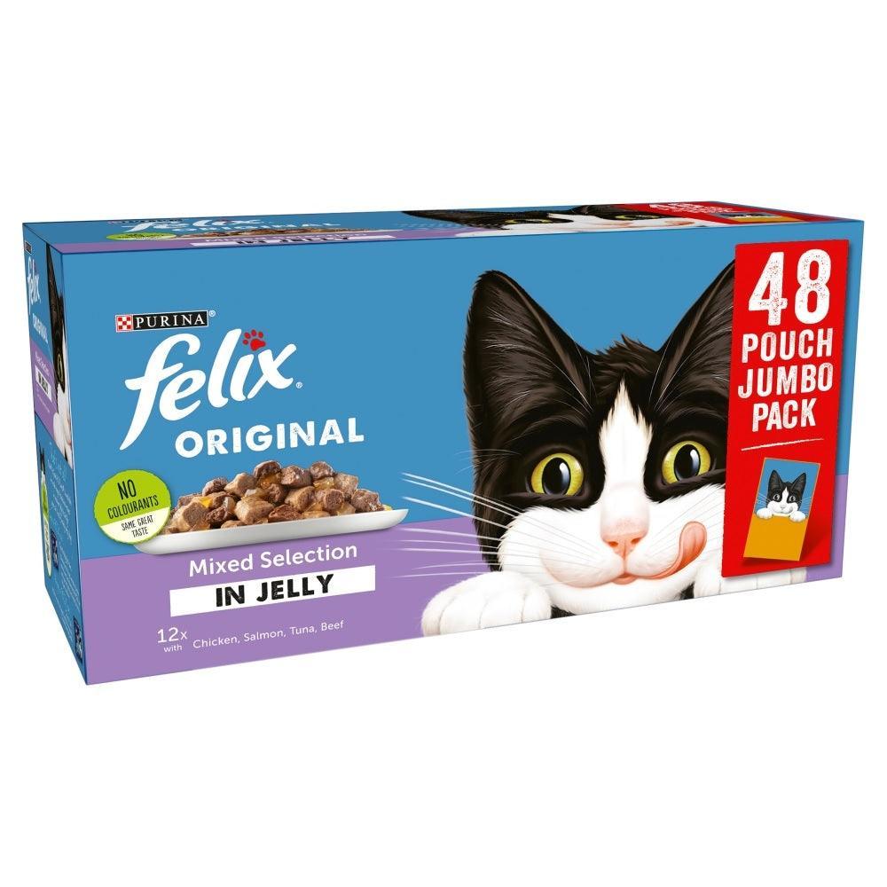 Felix Pouches Mixed Selection in Jelly 100g