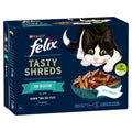 Felix Pouches Tasty Shreds Fish Selection in Gravy 80g