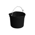 Flat Sided Bucket Black