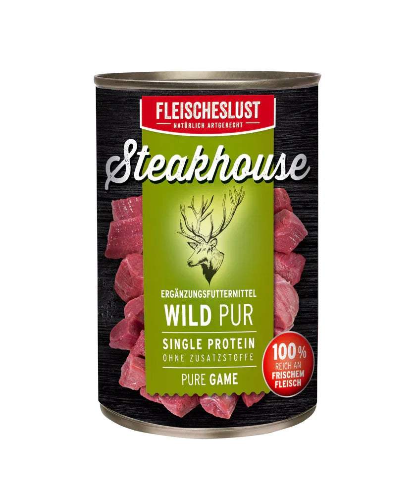 Fleischeslust Steakhouse Pure Game (6 x 400g)