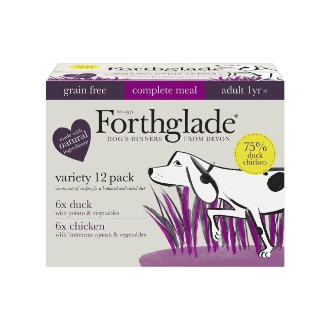 Forthglade Adult Complete Grain Free Duo Chicken & Duck 395g