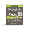 Forthglade Adult Gourmet Grain Free Beef & Wild Boar with Root Vegetables & Apple Trays 395g