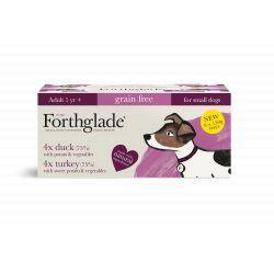 Forthglade Complete Grain Free Small Dog Duck & Turkey 8 x 150g