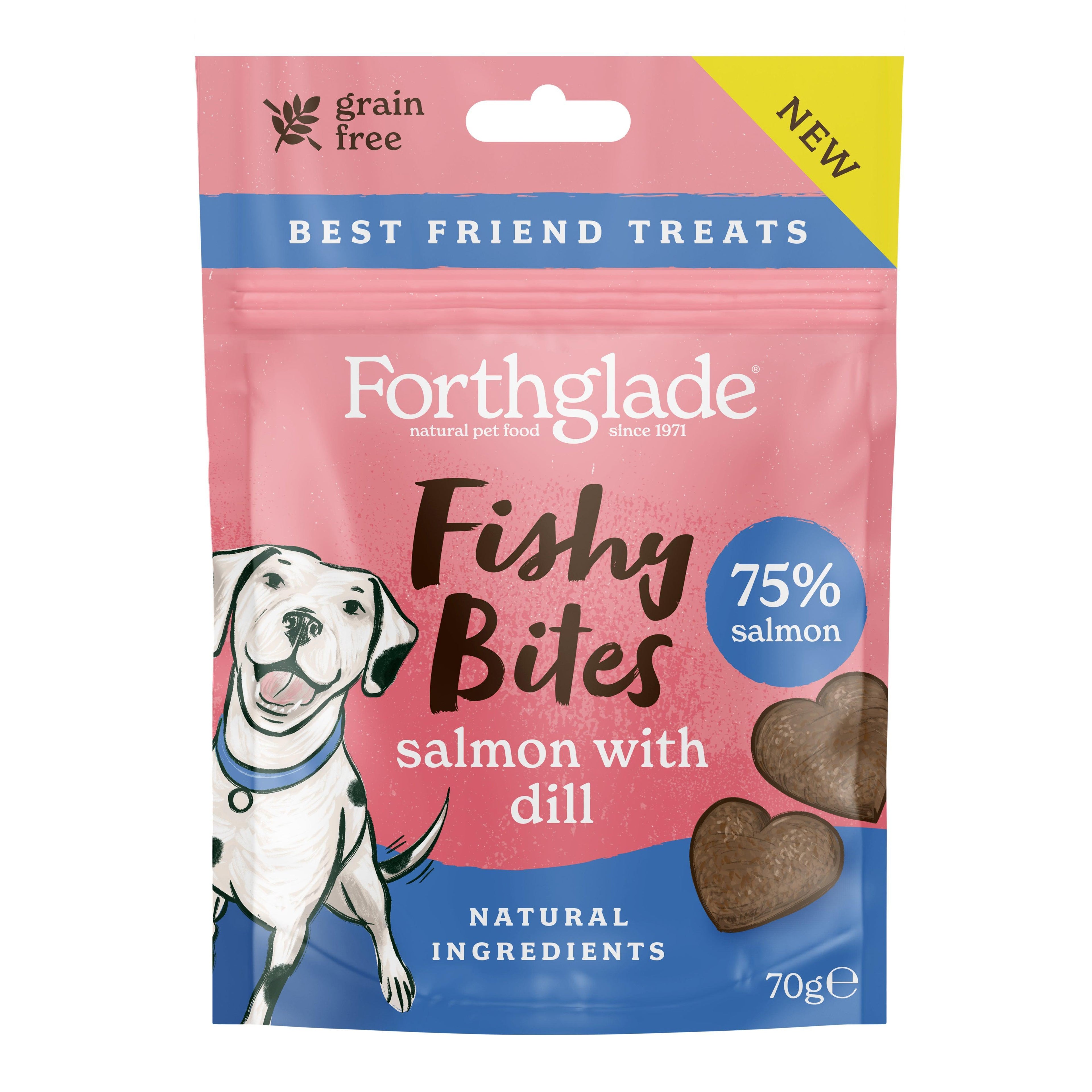 Forthglade Fishy Bite Salmon Treat 70g