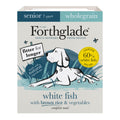 Forthglade Senior Complete Wholegrain White Fish Brown Rice & Veg Trays 395g