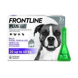 Frontline Plus Large Dog - 3 Pipettes, 3's