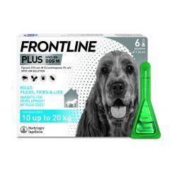 Frontline Plus Medium Dog - 6 Pipette, 6's