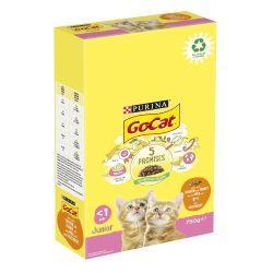 Go-Cat Junior with Chicken, Turkey mix with Milk Dry Cat Food, 750g
