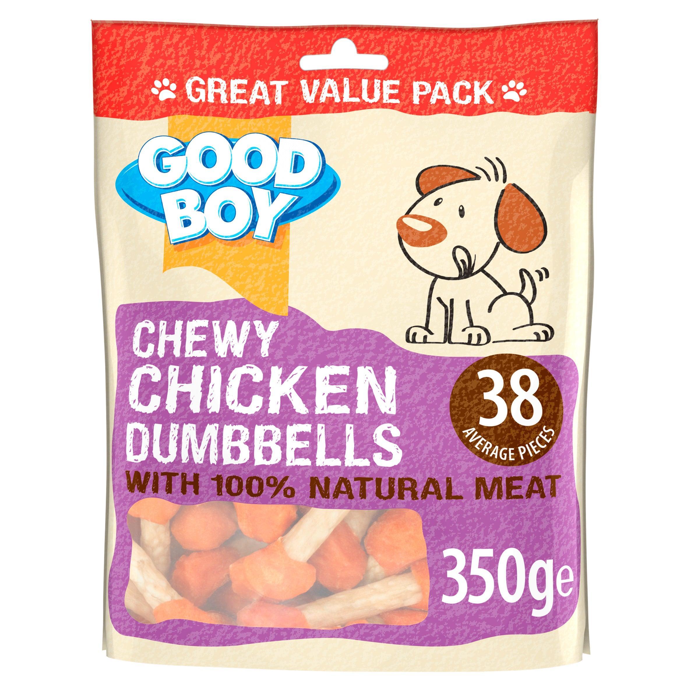 Good Boy Chewy Chicken Dumbbell 350g