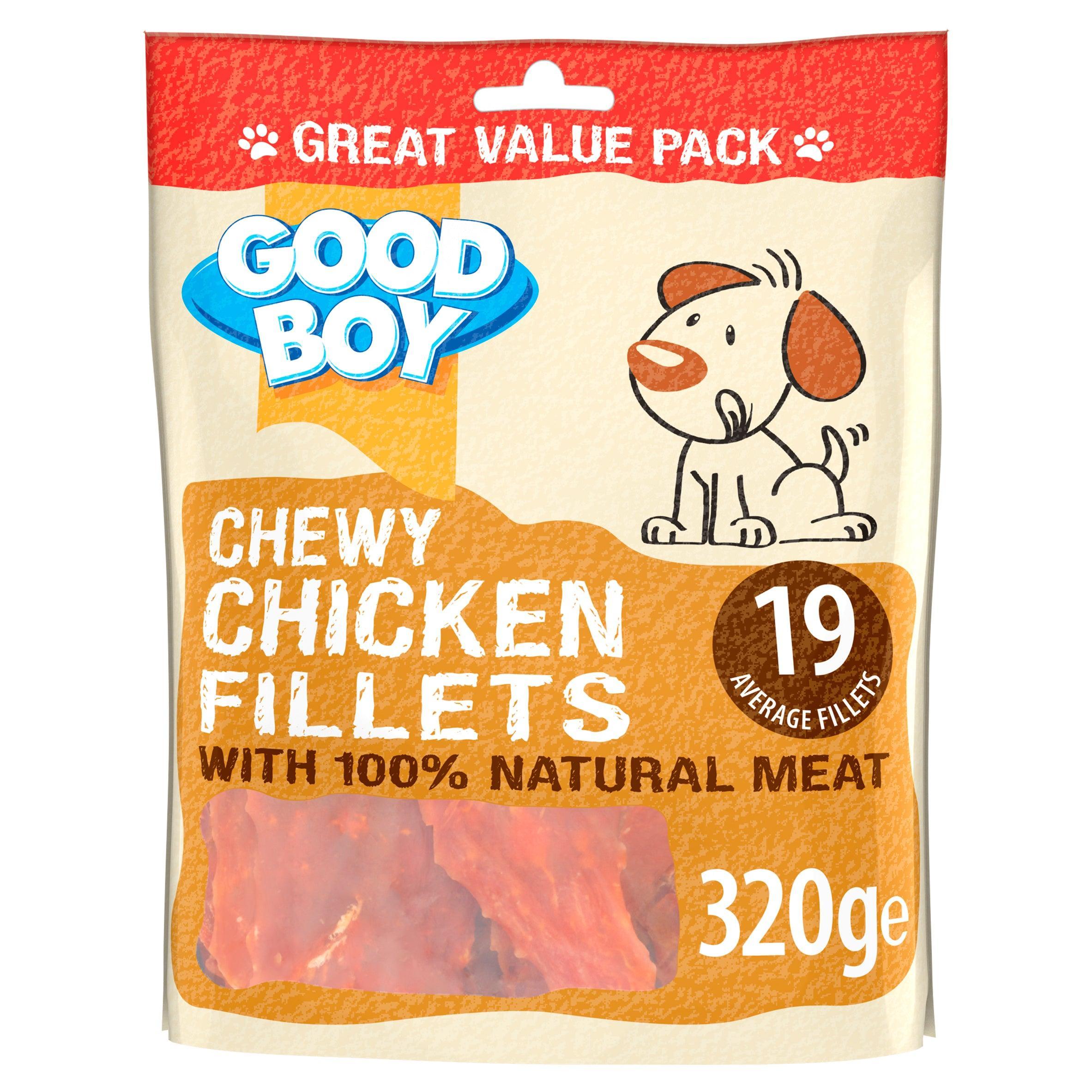 Good Boy Chewy Chicken Fillets 320g