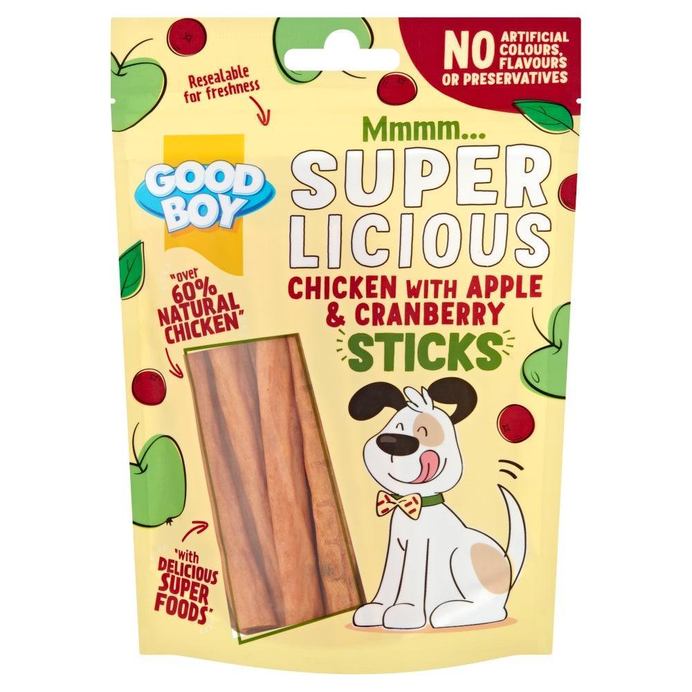 Good Boy Chick Appl&CBerry Sticks 100g