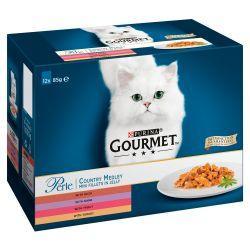 Gourmet Perle Country Medley in Jelly Turkey, Trout, Duck & Game, 85g