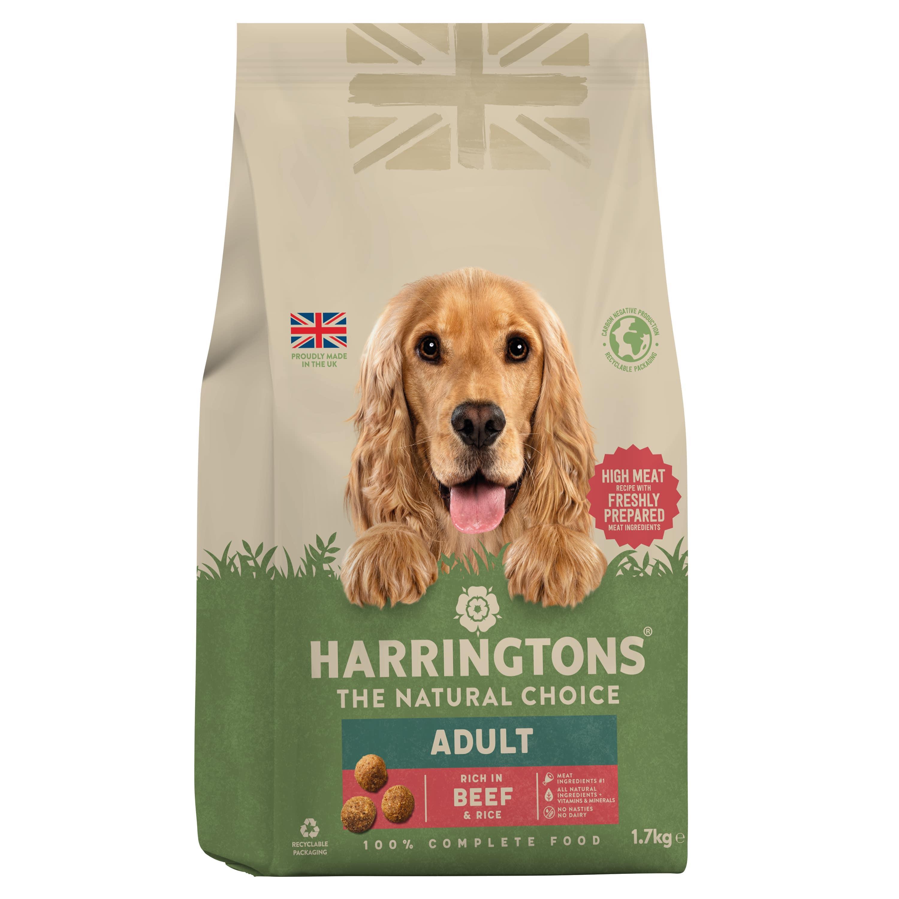 Harringtons Dog Beef & Brn Rice 1.7kg