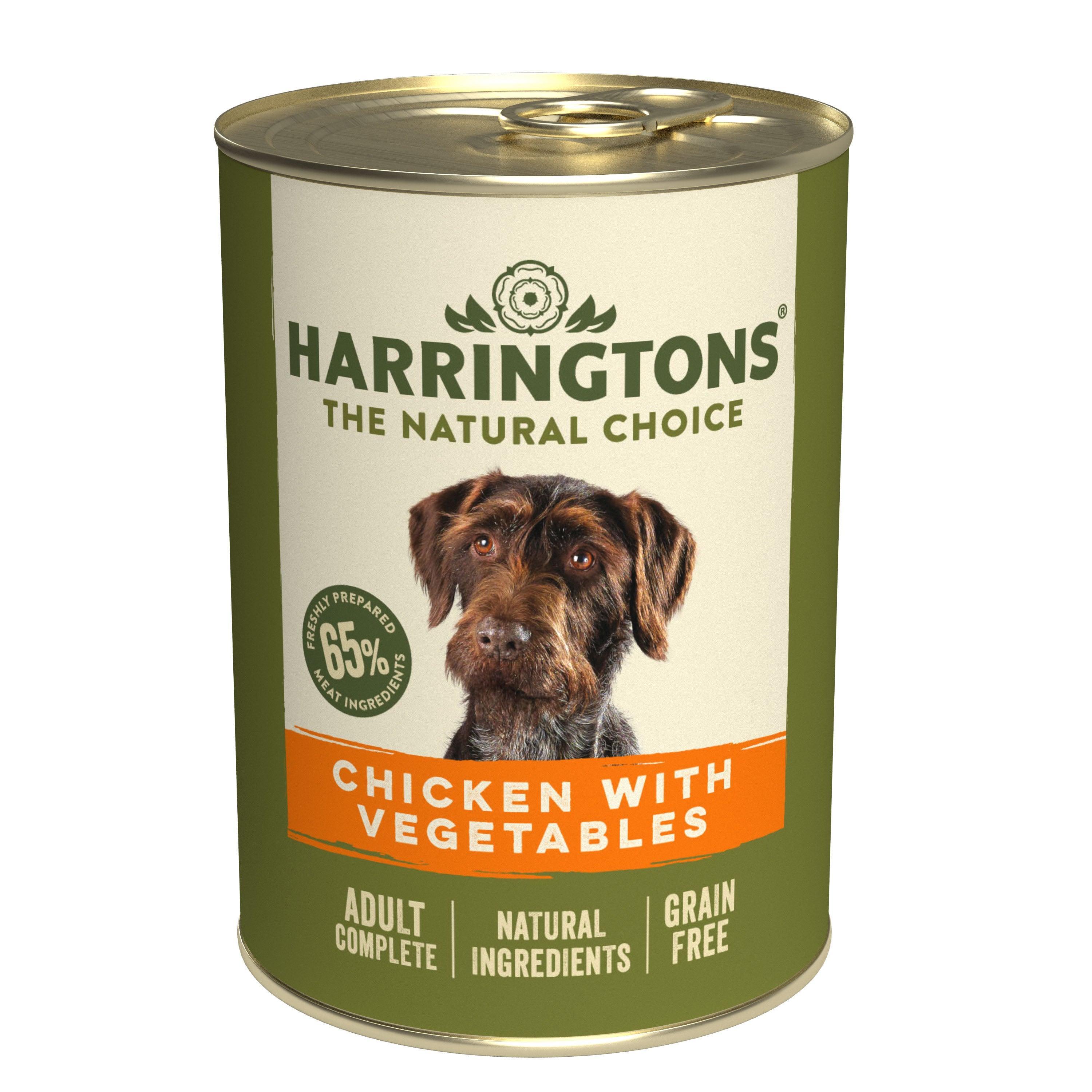 Harringtons Dog Tins Grain Free Chick&Veg 400g