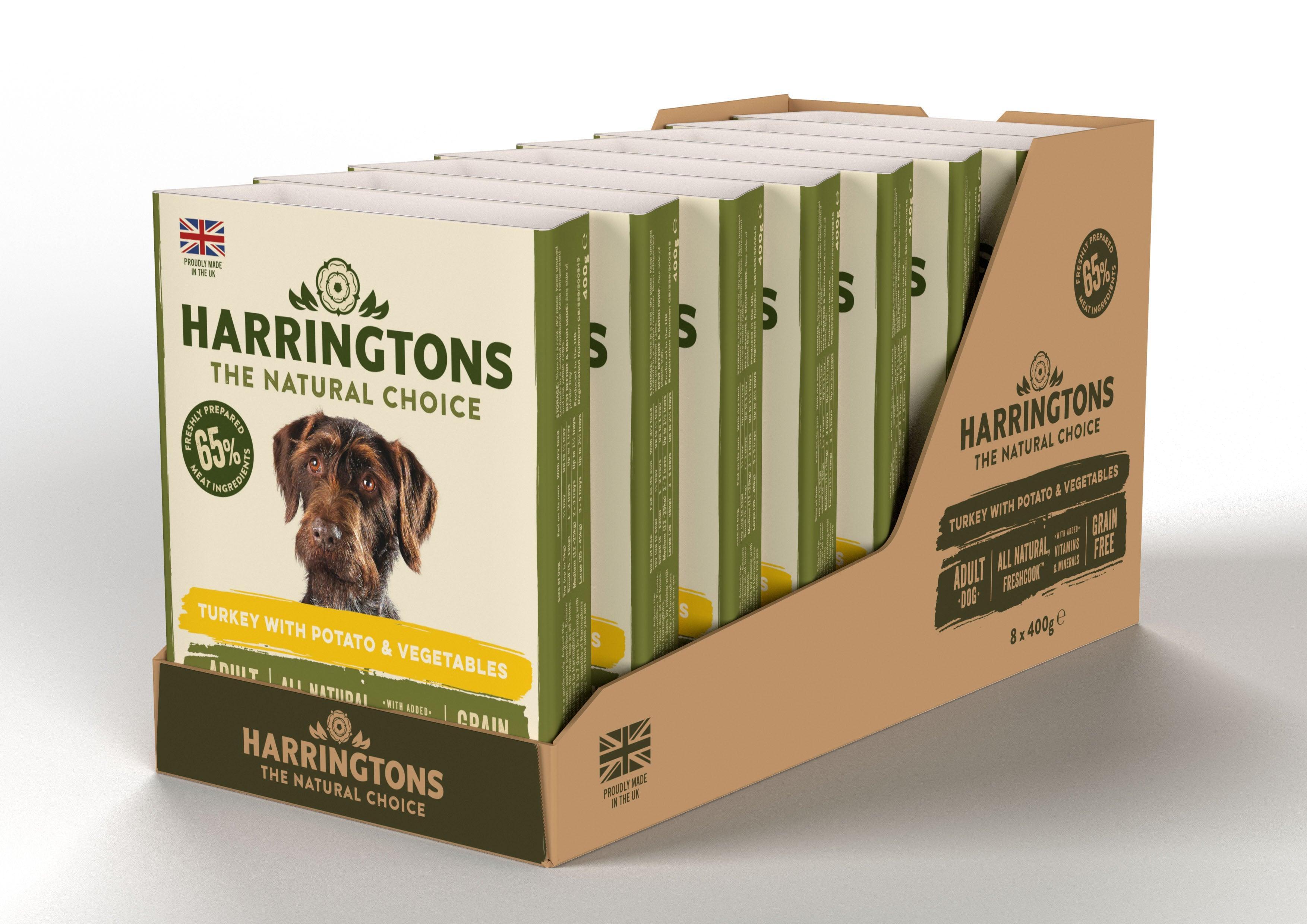 Harringtons Dog Wet Turkey & Pot 400g