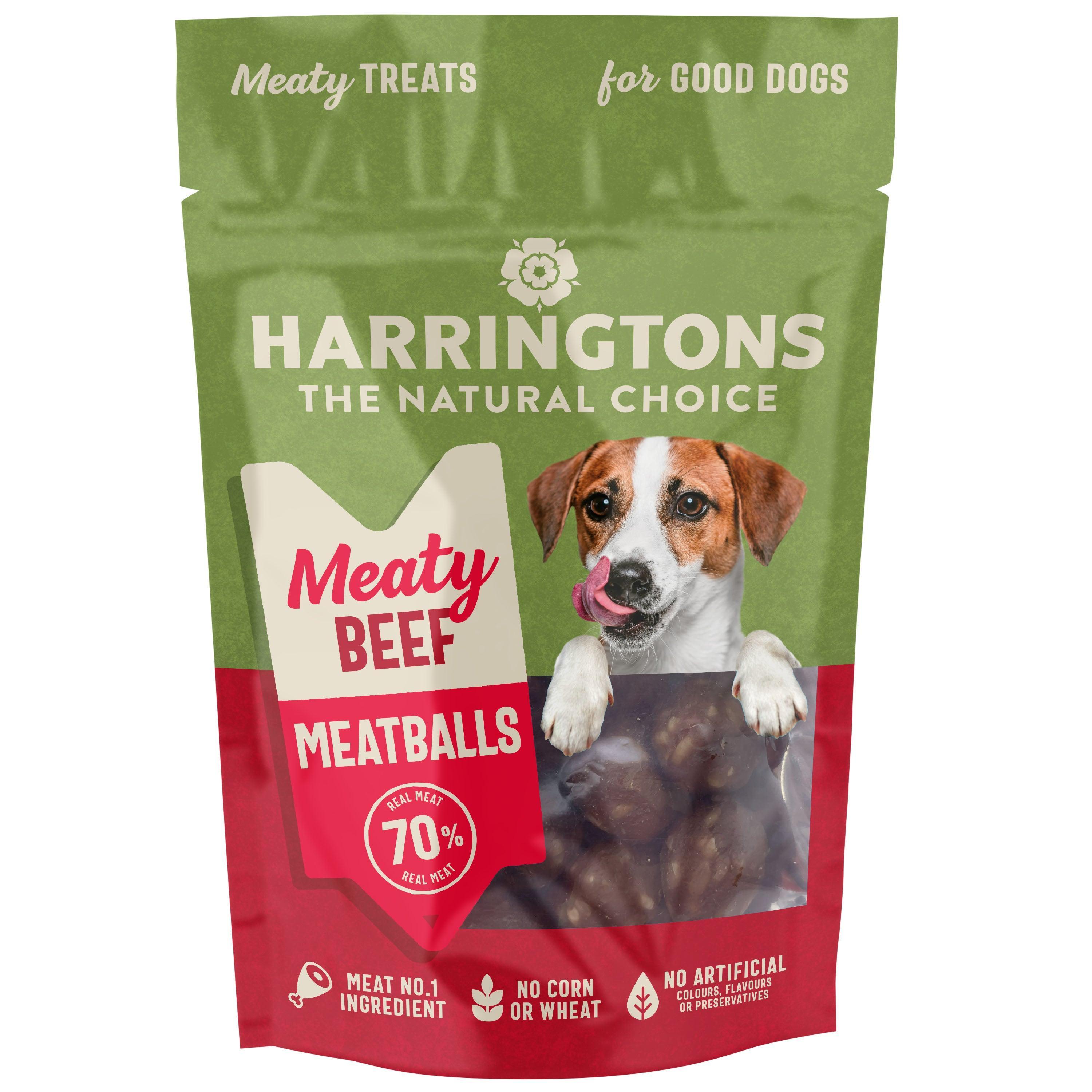 Harringtons Meaty Beef M/Balls Trt 70g
