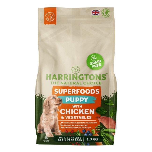 Harringtons Pup Grain Free Superfood Ckn 1.7kg