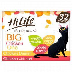 Hi Life Cat Chicken Pate Recipes Pouch 32pack, 70g
