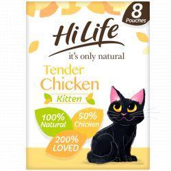 Hi Life Pouches Kitten Tender Chicken Pate 8pk, 70g