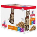 Hill's Science Plan Adult Wet Cat Food Multipack Chicken, Beef & Ocean Fish Flavour, 85g