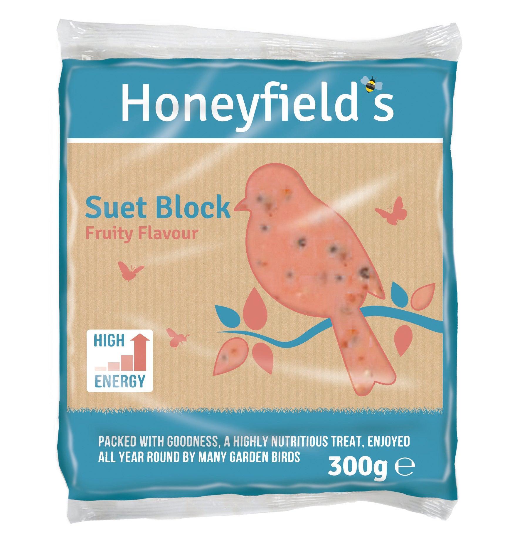 Honeyfield Suet Fruity Block 300g