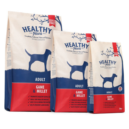 Healthy Paws Game & Millet Adult 12KG