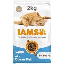 IAMS Adult Dry Cat Food Ocean Fish, 2kg