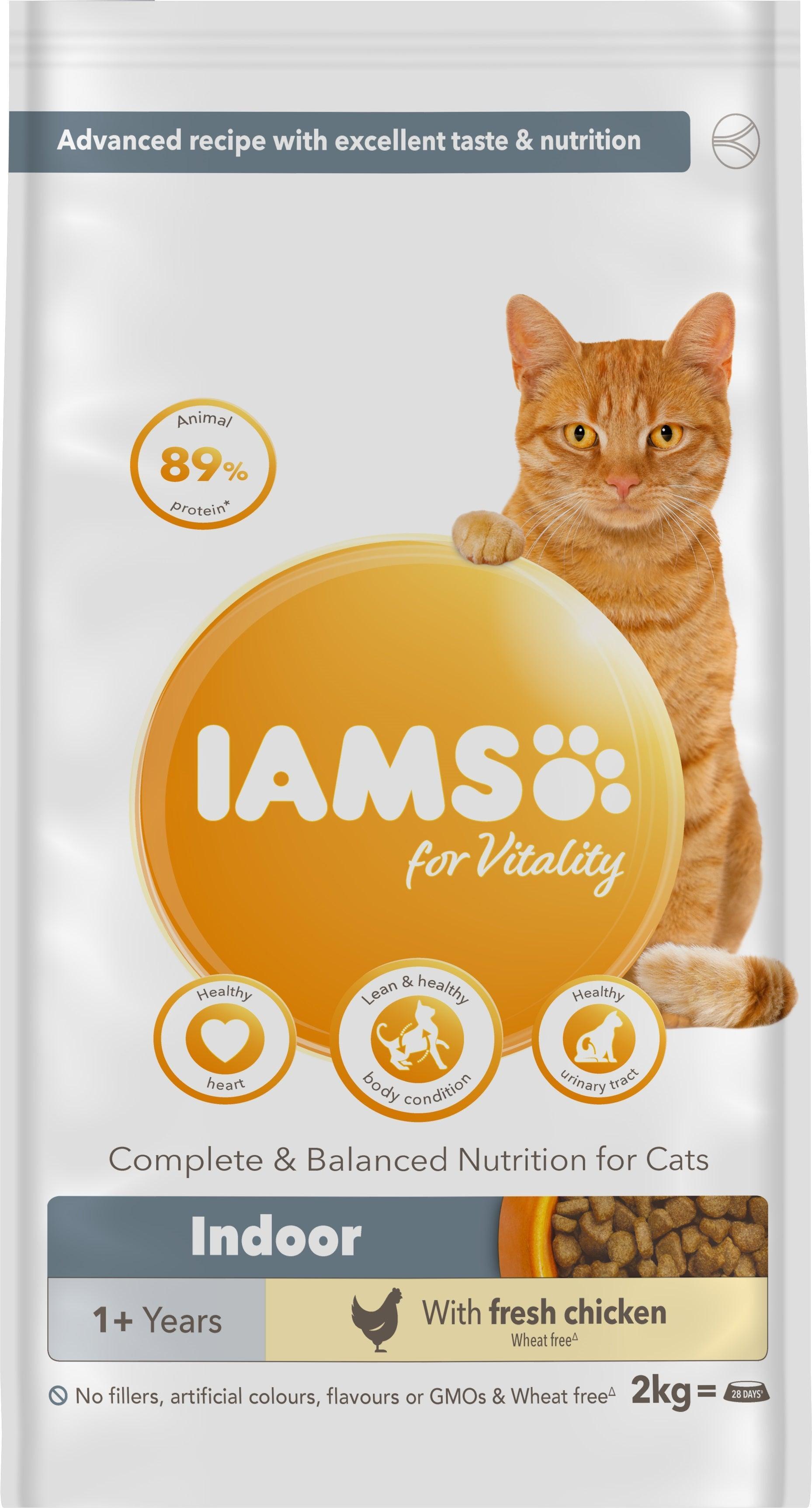 Iams Cat Adult Vitality Indoor C 2kg