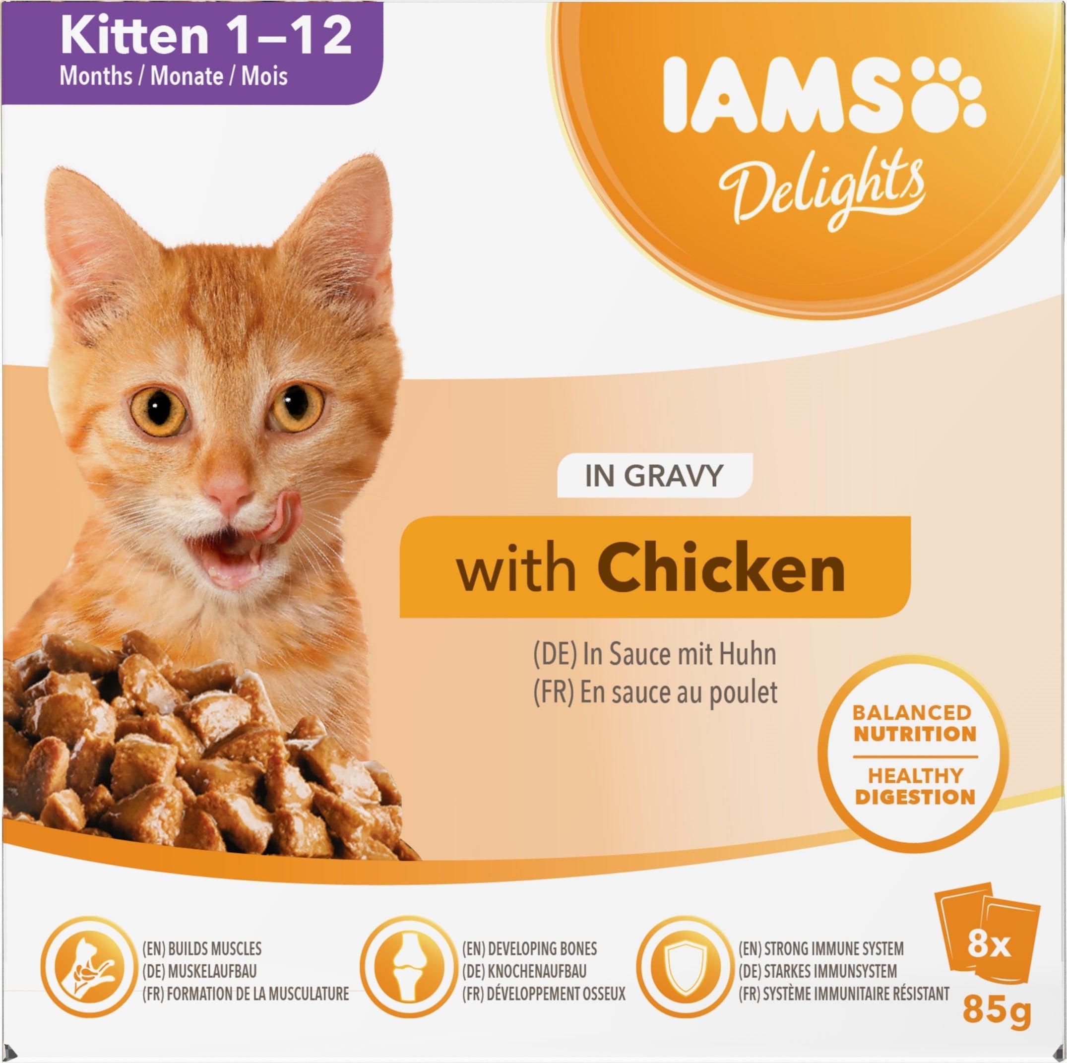Iams Kitten Delight Chicken Gravy 85g
