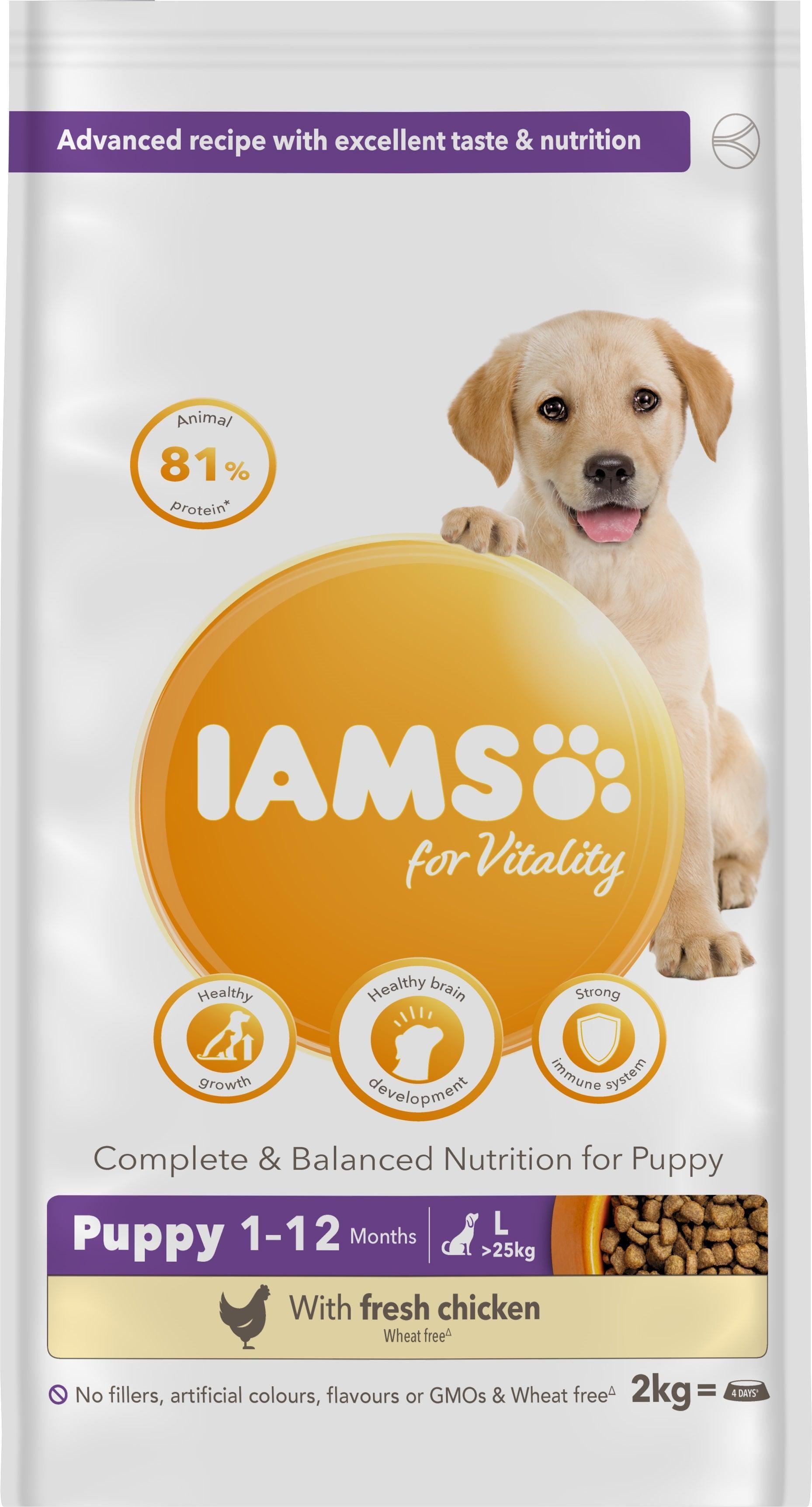 Iams Puppy Vitality Large Chick 2kg