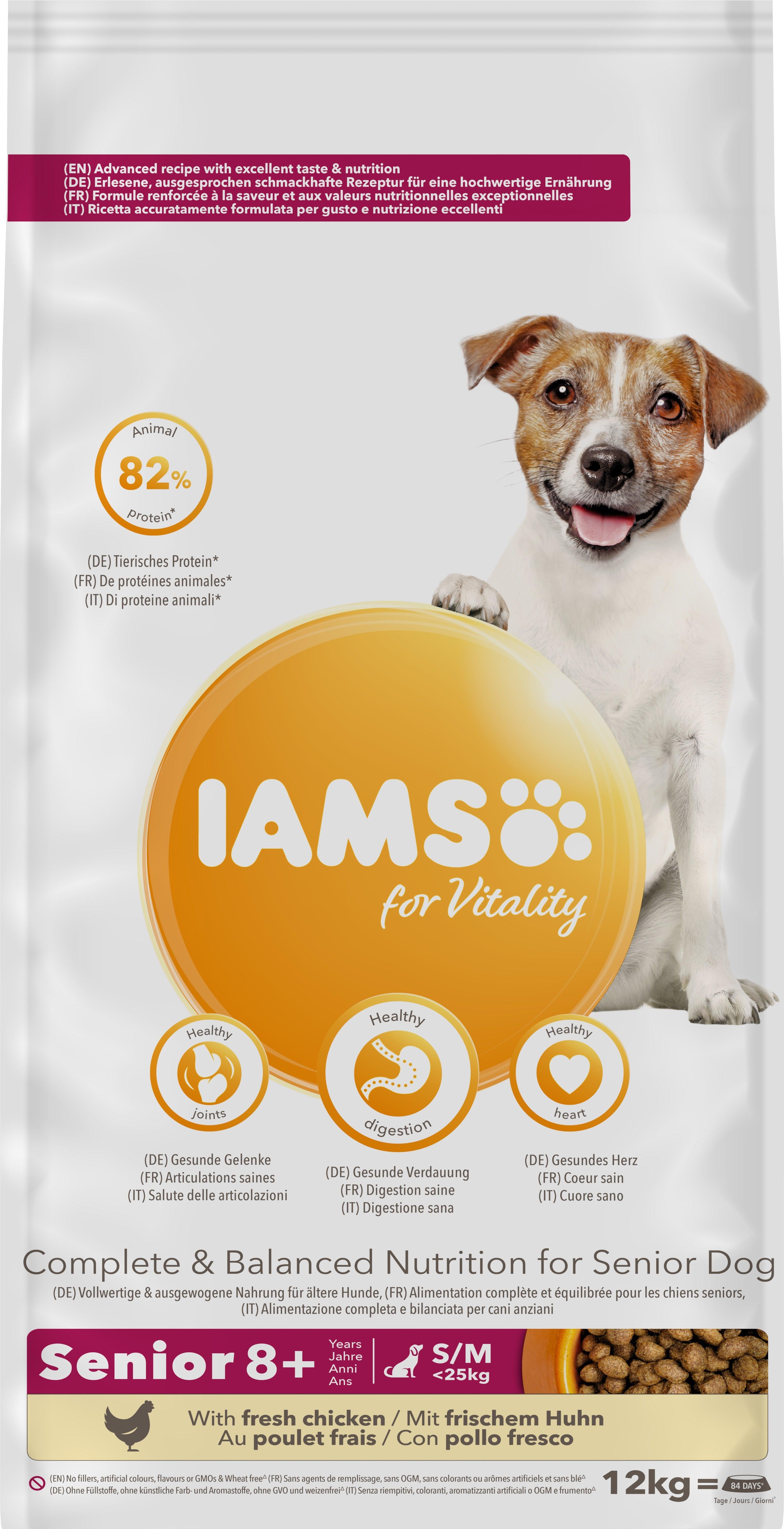 Iams Senior Vitality Med Chicken