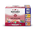 Naturo Cat Pouch Adult Variety Paté 12 pack x 4