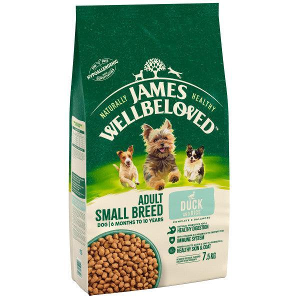 James Wellbeloved Adult Small Breed Duck & Rice 7.5kg