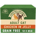 James Wellbeloved Grain Free Adult Cat Food Pouches Chicken in Jelly 12pk, 85g