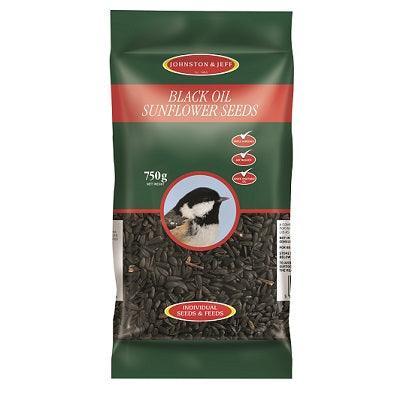 JJ Black Oil Sunflower Seeds 750g