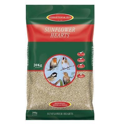 Johnston & Jeff Sunflower Hearts 20kg - RSP £49.95