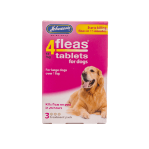 JVP 4Fleas Tablets Large Dogs over 11kg 57mg