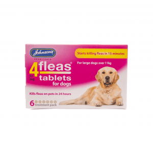 JVP 4Fleas Tablets Large Dog over 11kg 57mg
