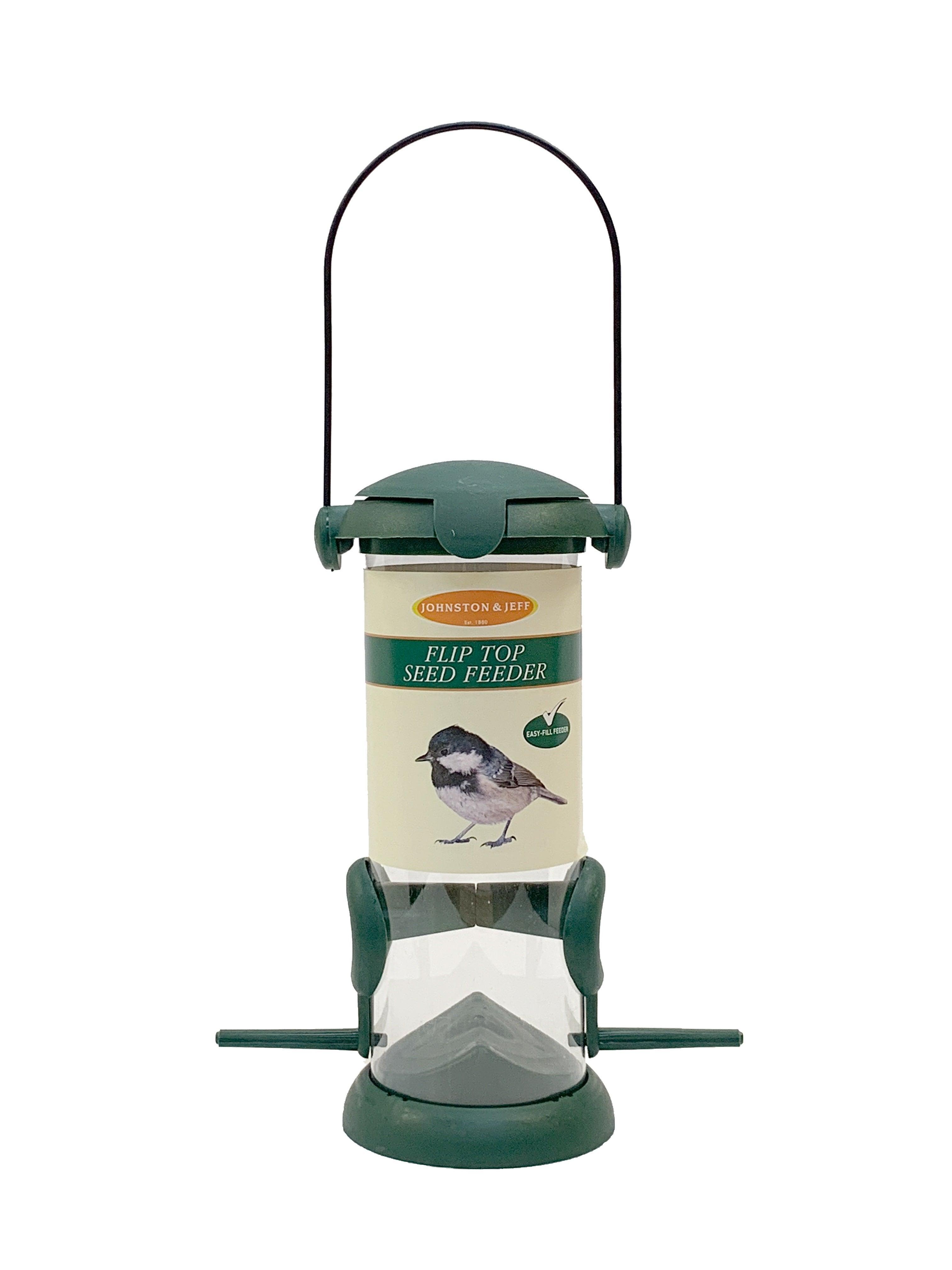 Johnston & Jeff Flip Top Seed Feeder 20cm