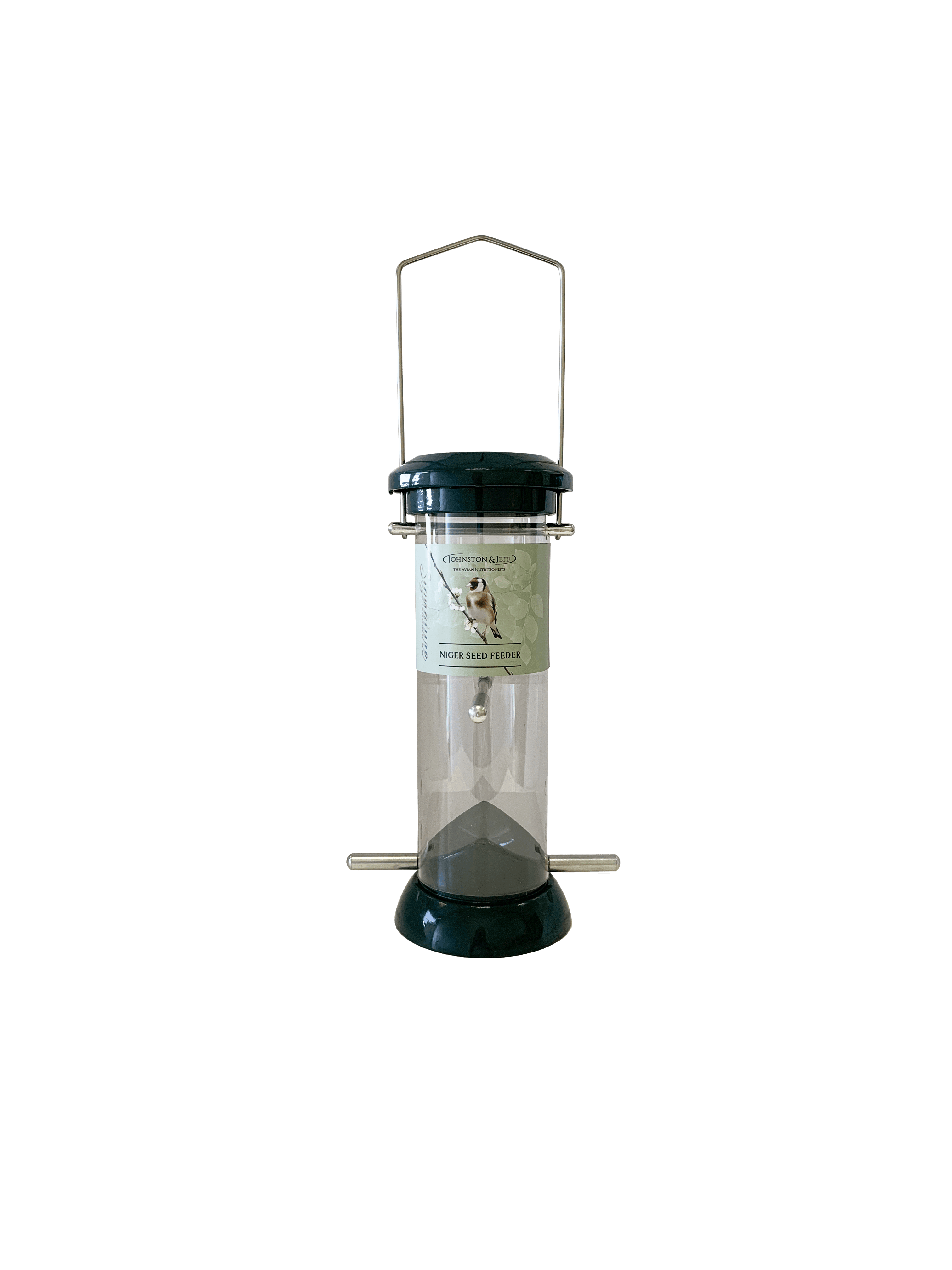 Johnston & Jeff Green Cast Niger Seed Feeder 20cm
