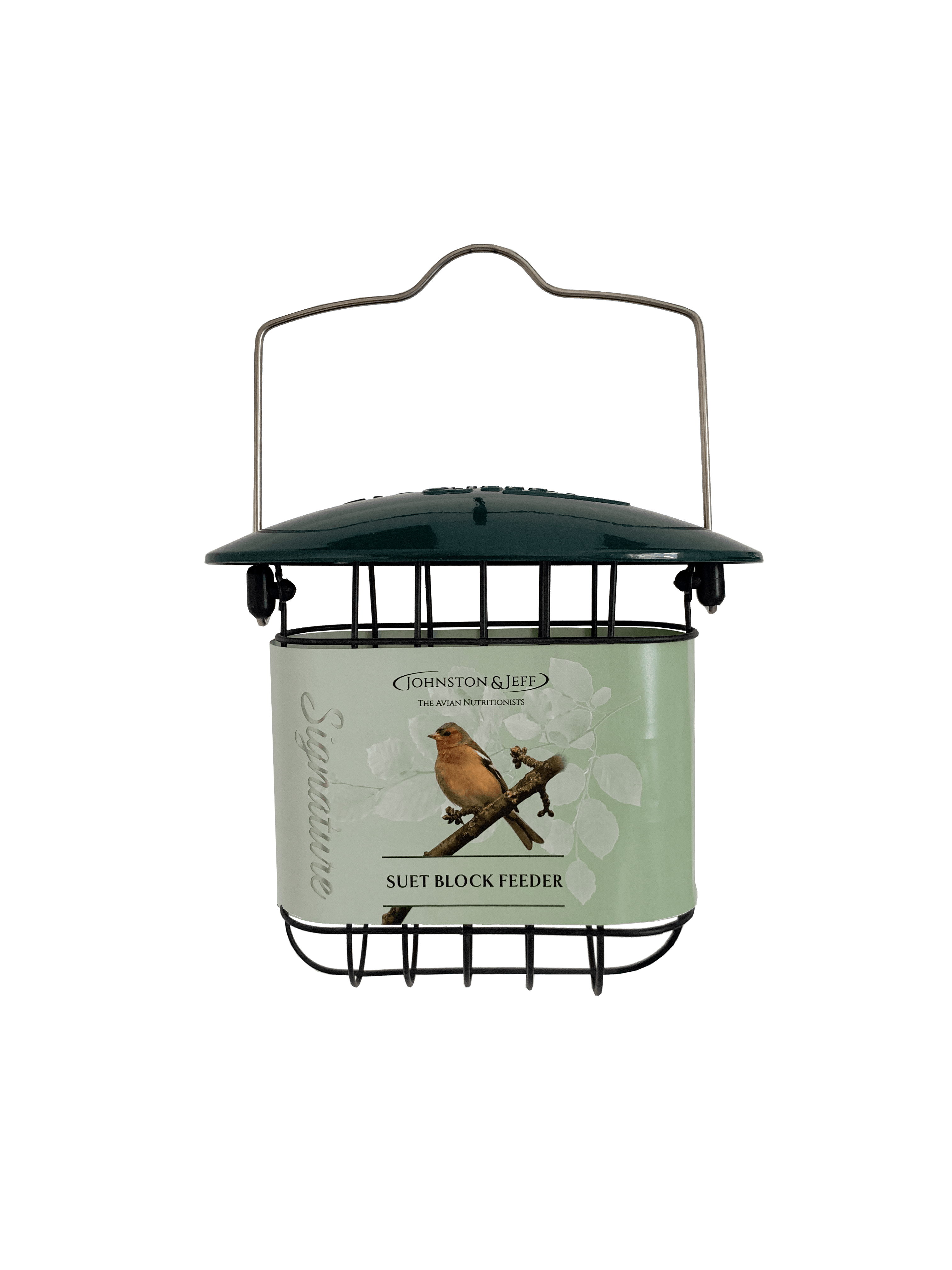 Johnston & Jeff Green Cast Suet Block Feeder 12cm