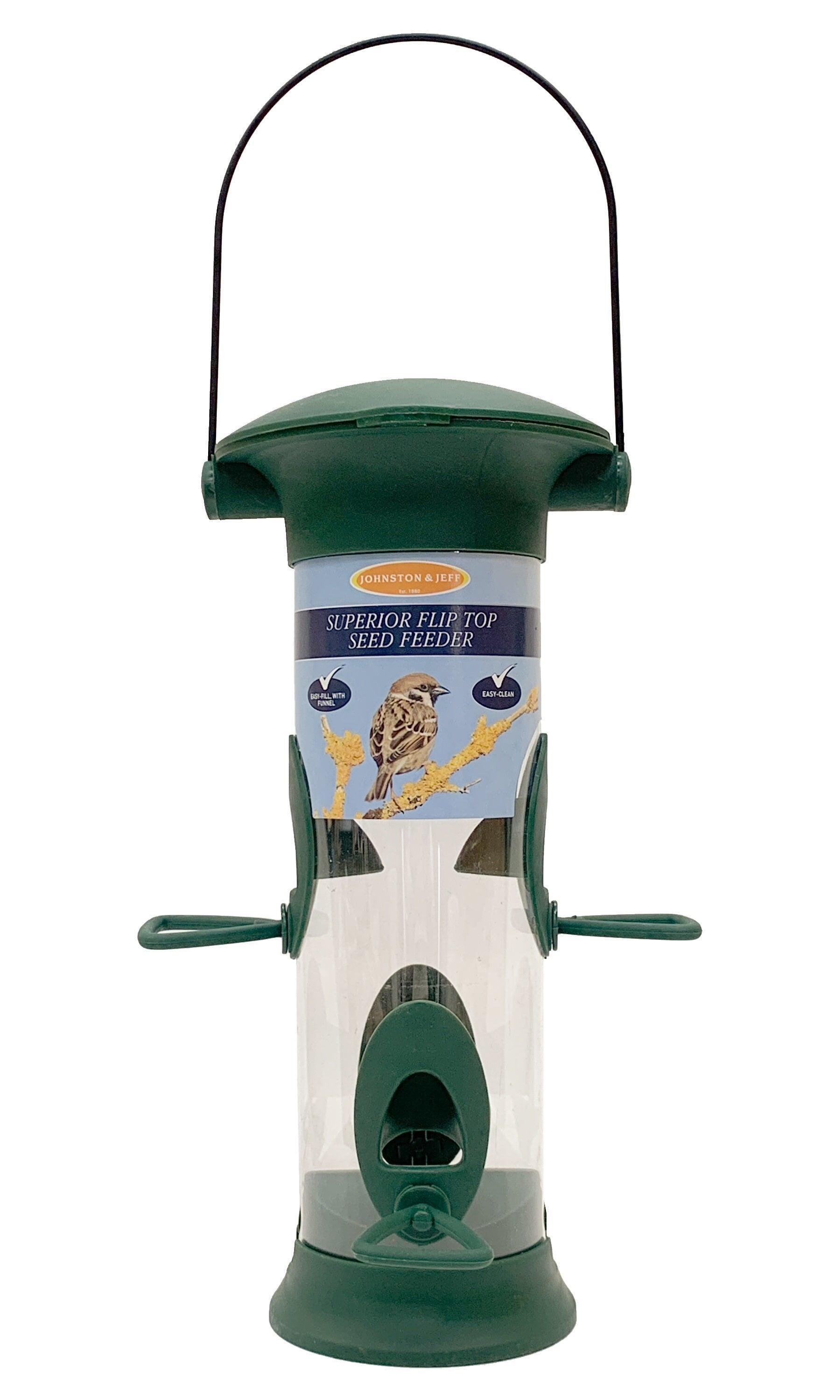 Johnston & Jeff Superior Flip Top Seed Feeder 28cm