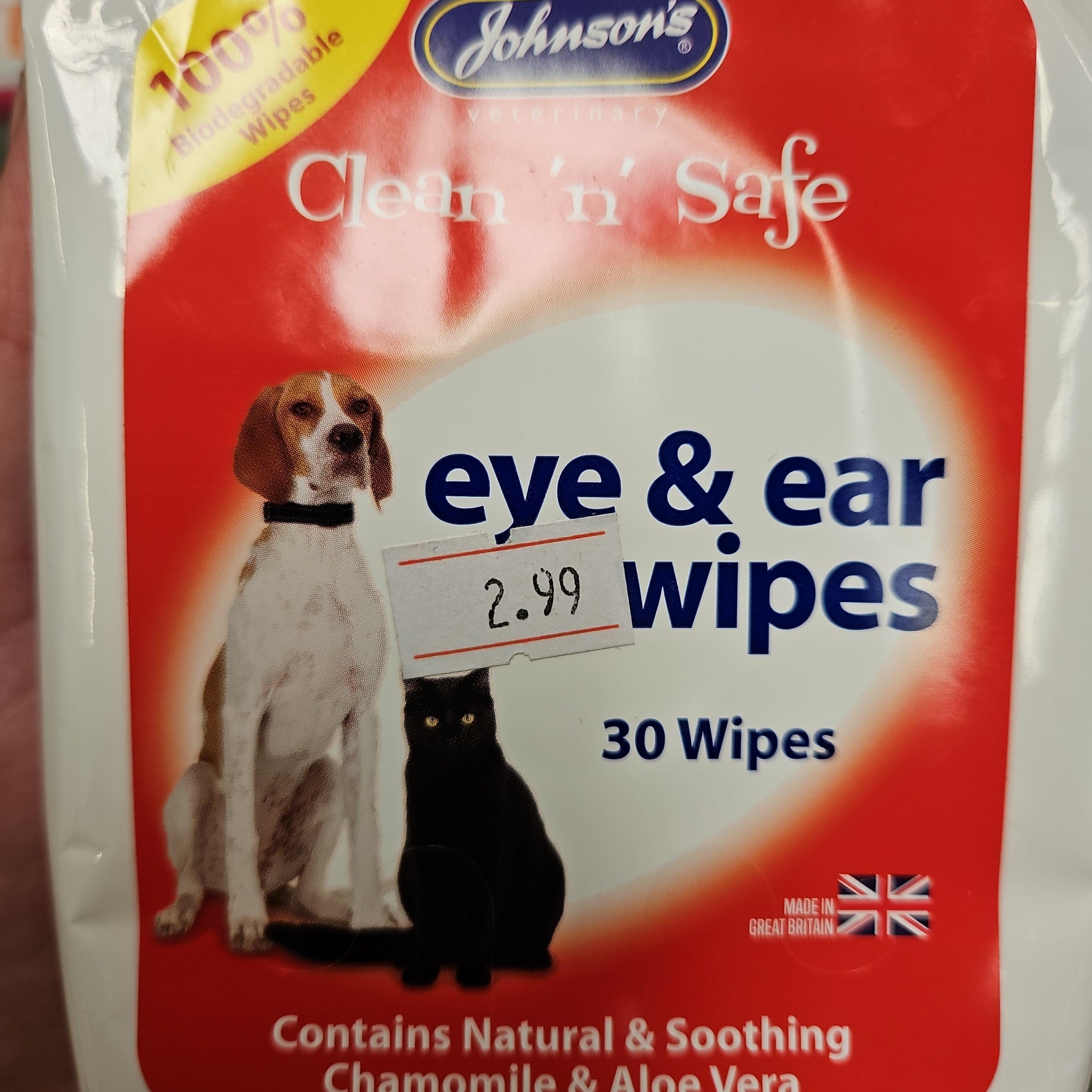 JVP Eye & Ear Wipes (30)