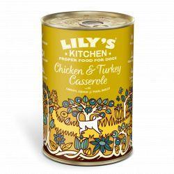 Lily's Kitchen Dog Chicken & Turkey Casserole, 6 x 400g