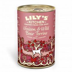 Lily's Kitchen Dog Venison & Wild Boar Terrine, 6 x 400