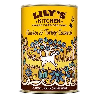 Lily's Kitchen Slow Chicken & Turkey Casserole Tins 400g