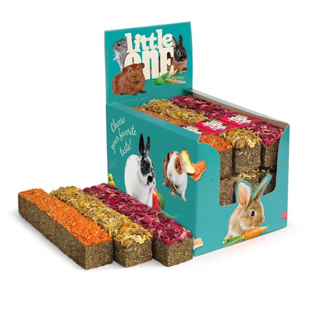 Little One Stick from meadow grasses with topping, assorted (carrot, marigold, rose), 85g
