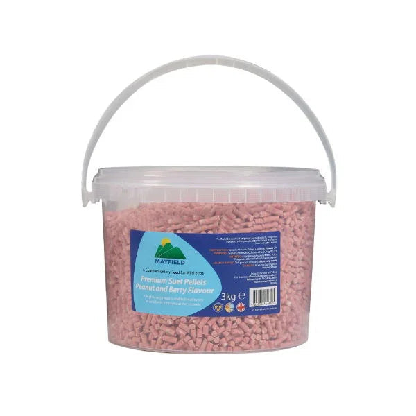 Mayfield Premium Suet Pellets Peanut and Berry Flavour 3kg