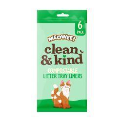 Meowee! Clean & Kind Compostable Litter Tray Liners